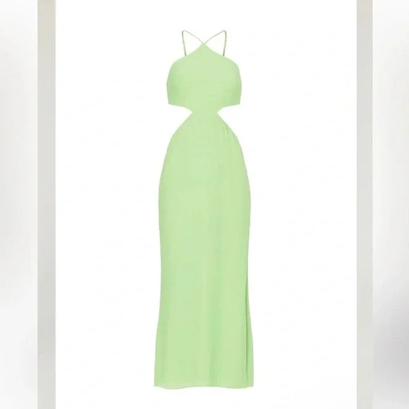 Louna Halter Cutout Midi Dress - Picture 3 of 7